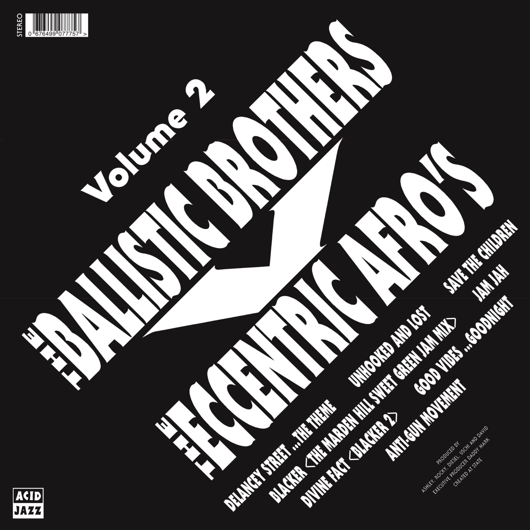 The Ballistic Brothers vs. The Eccentric Afros Vol. 2 (Vinyl LP