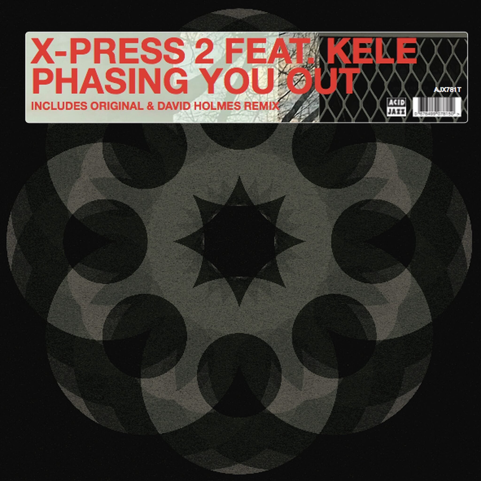X-Press 2 'Phasing You Out' (Original & David Holmes Mix) 12" Vinyl