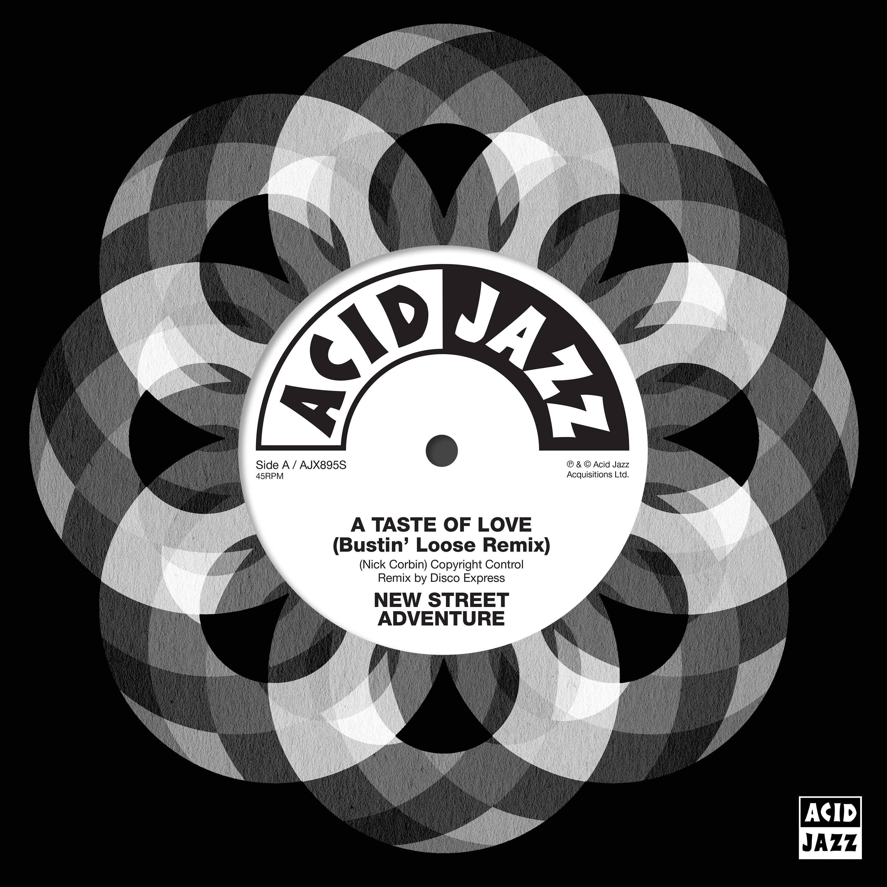 New Street Adventure - 'A Taste Of Love (Bustin' Loose Remix)' (7" Vinyl)