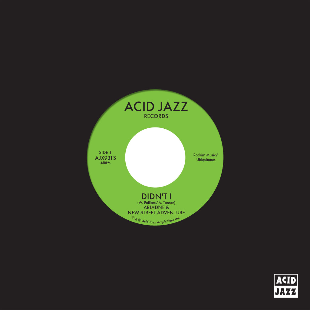 Ariadne & New Street Adventure - 'Didn't I' (7" Vinyl)