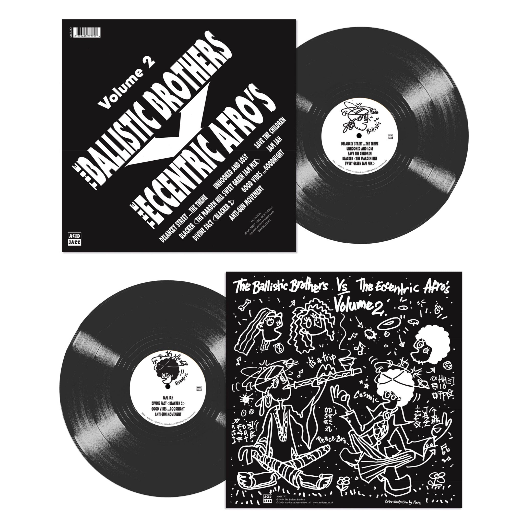 The Ballistic Brothers vs. The Eccentric Afros Vol. 2 (Vinyl LP