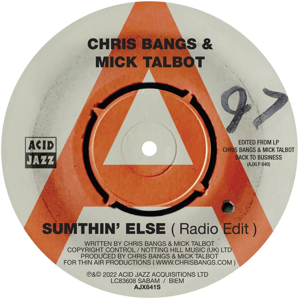 Bangs & Talbot - Sumthin' Else / Wiggle Wiggle 7"
