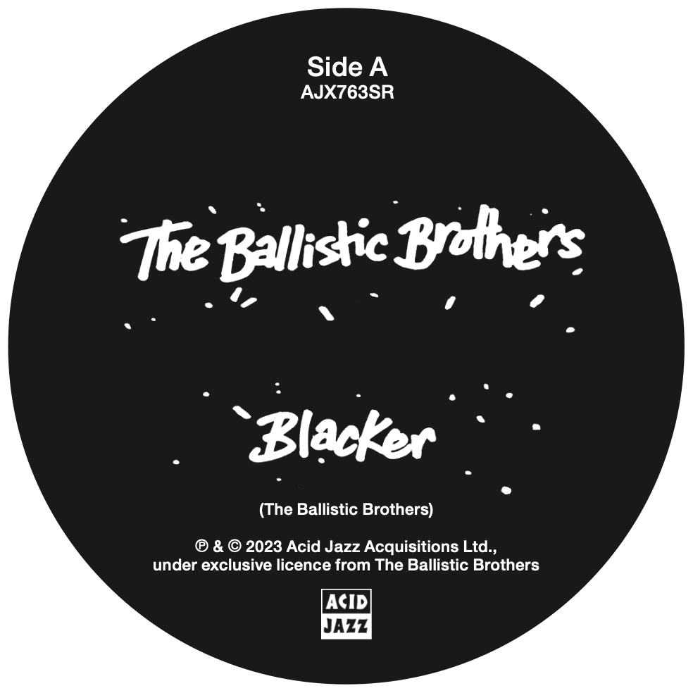 The Ballistic Brothers - 'Blacker' (Re-Press/Red 7" Vinyl)
