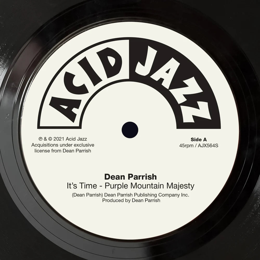 Dean Parrish - 'It's Time - Purple Mountain Majesty' / 'Purple Mountain Majesty' 7