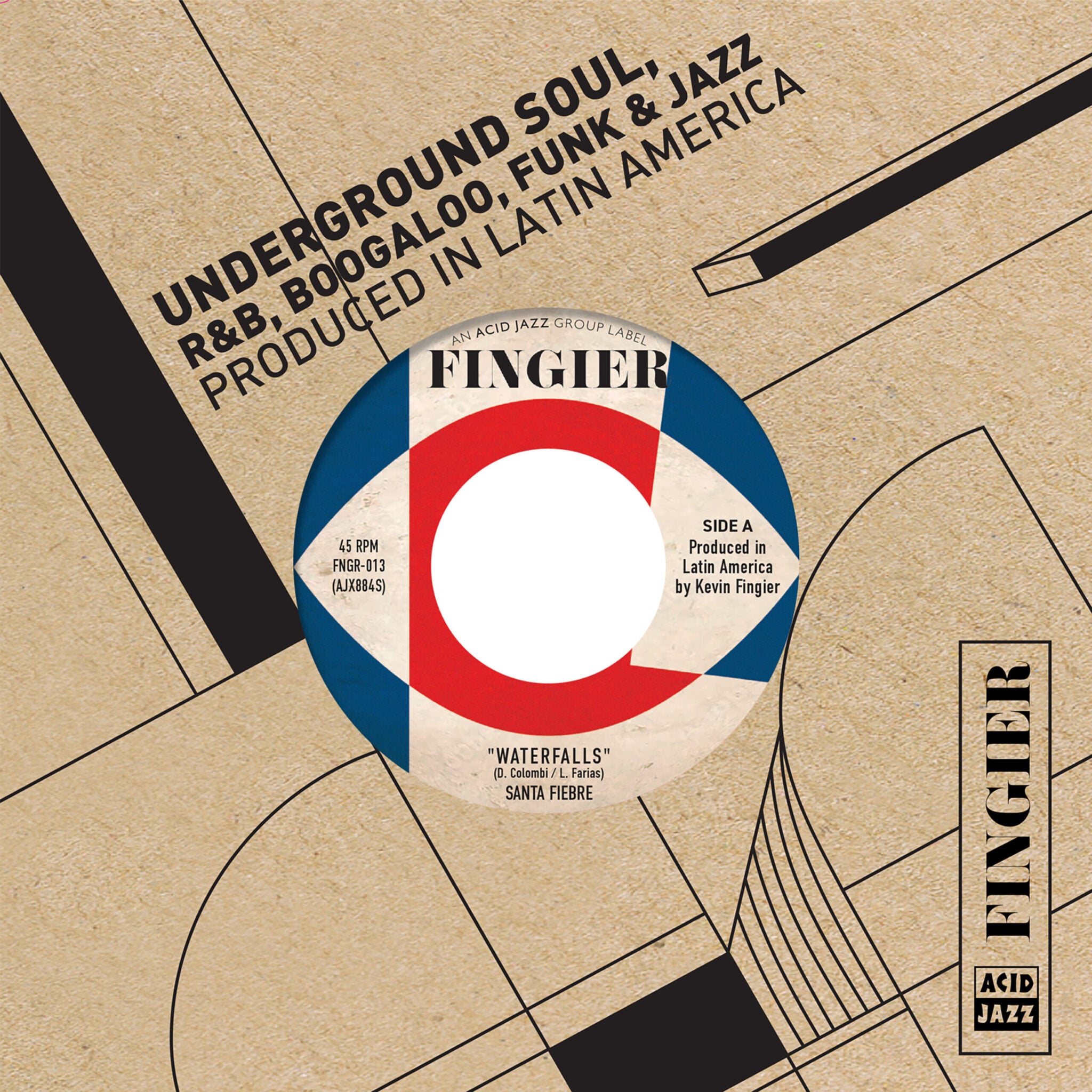 Santa Fiebre - 'Waterfalls' / 'Pain of Sights' (7" Vinyl)