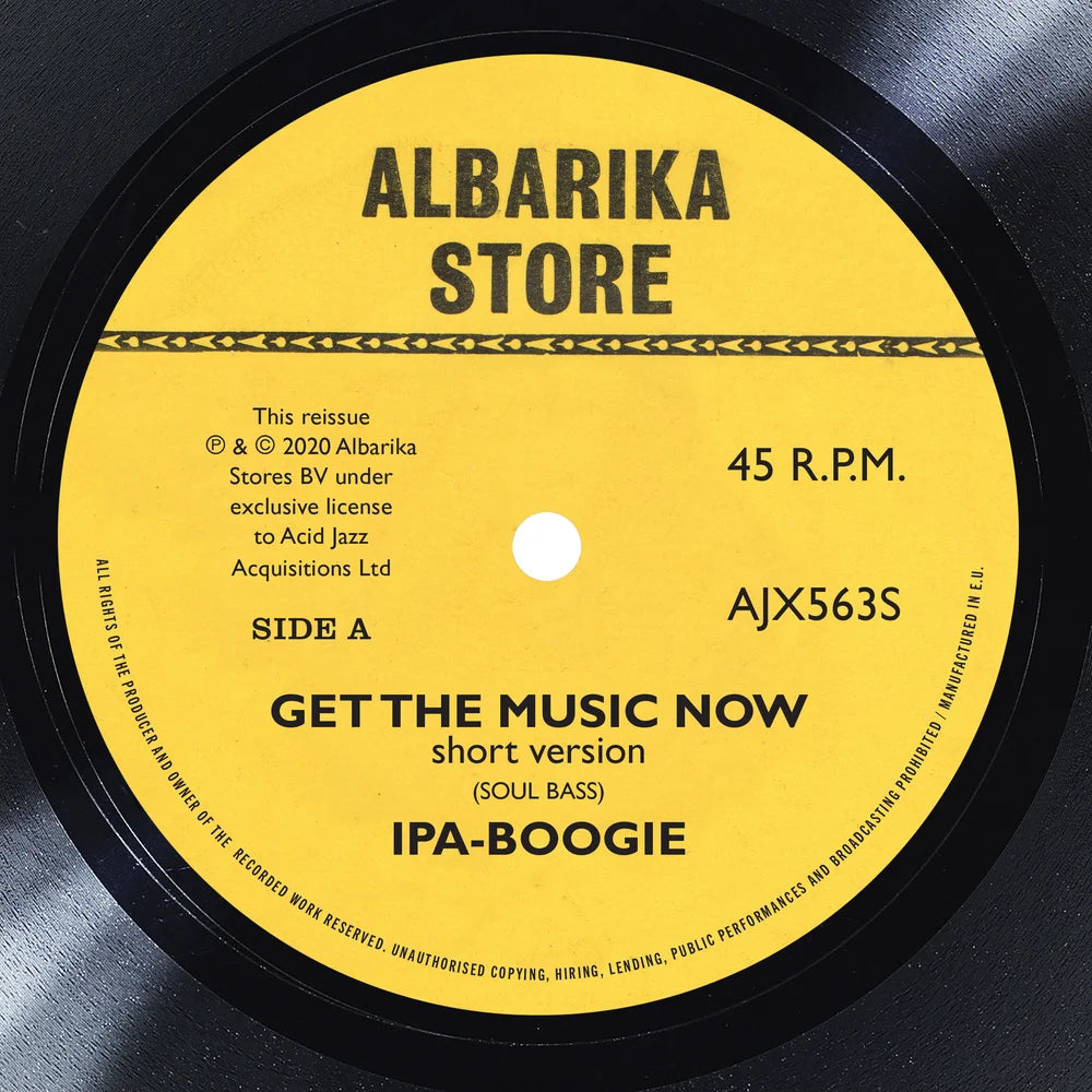 Ipa-Boogie - Get The Music Now / Africa 7"