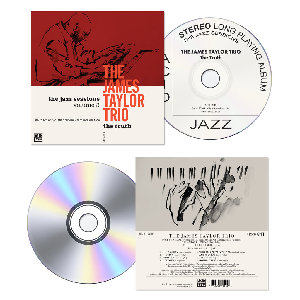The James Taylor Trio - 'The Truth. The Jazz Sessions Vol. 3' (LP/CD)