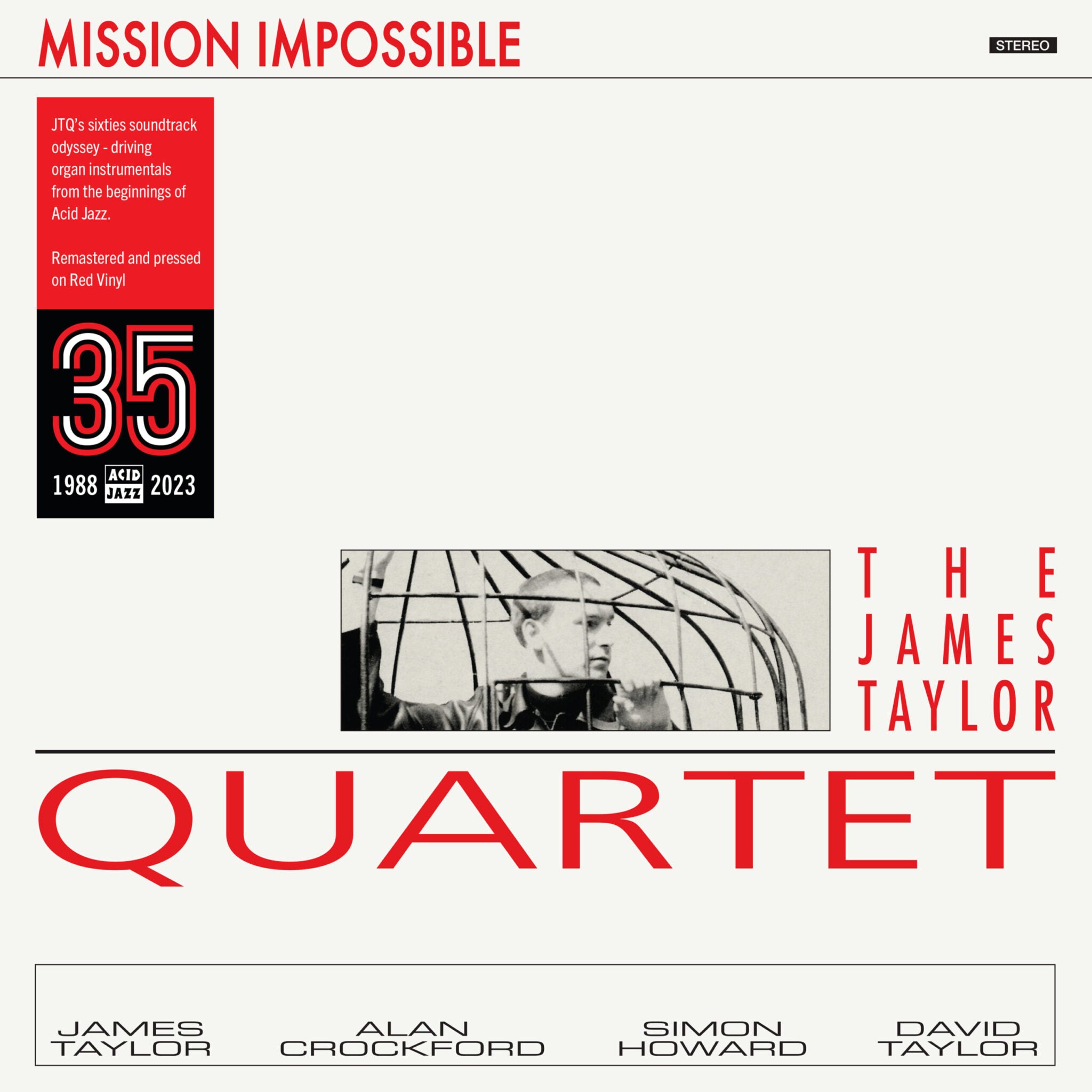 The James Taylor Quartet - 'Mission Impossible' (Red Vinyl LP)
