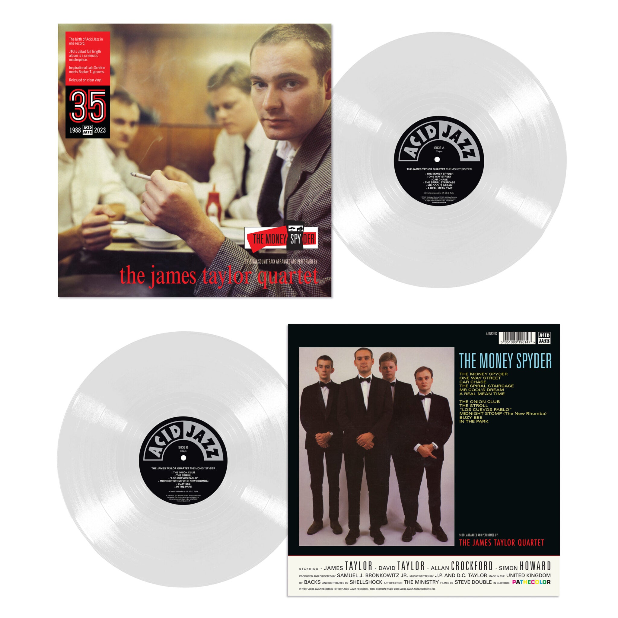 洋楽 [LP] the james taylor quartet The James Taylor Quartet - 'The Money Spyder' (Clear Vinyl LP