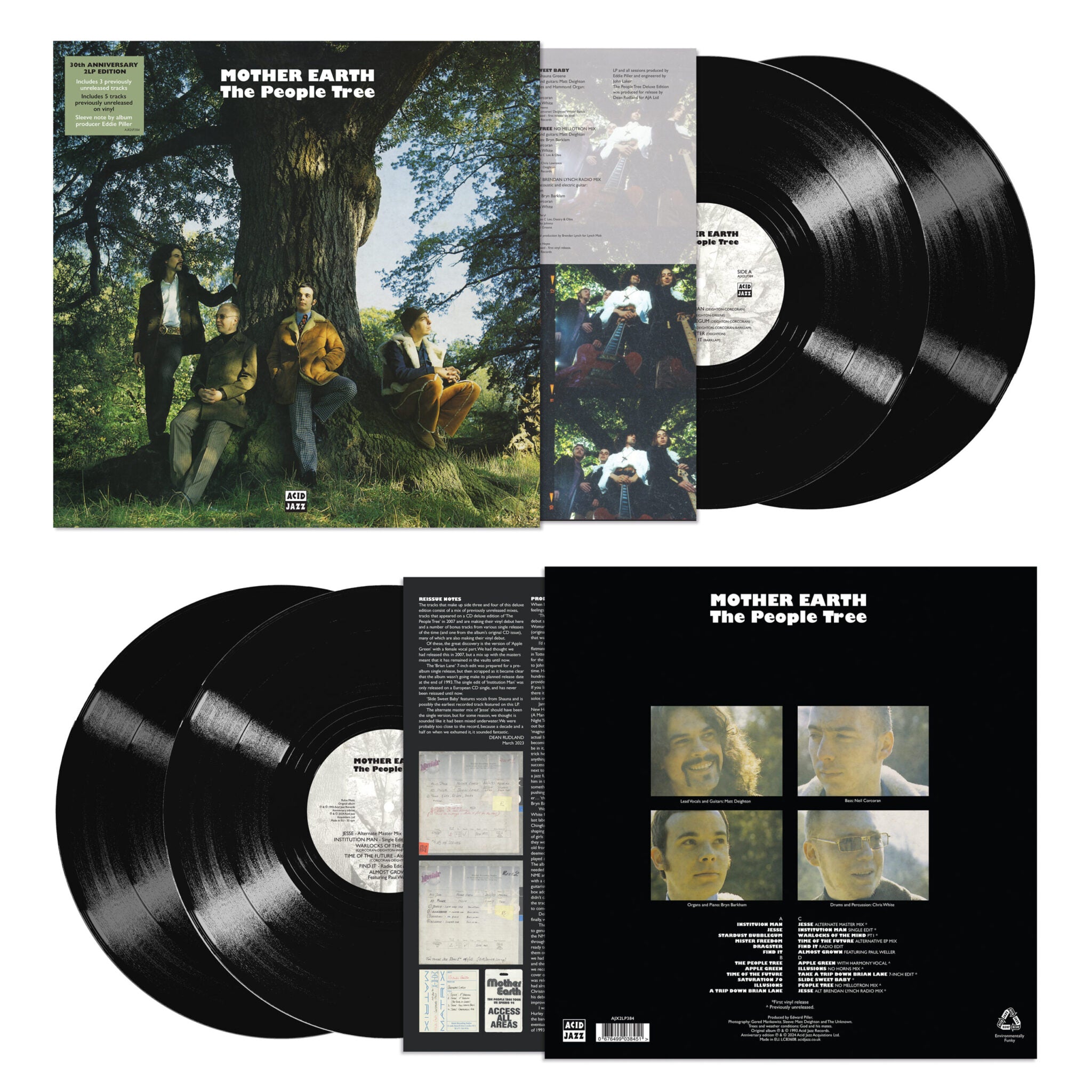 洋楽 MOTHER EARTH / The People Tree Mother Earth – The People Tree – Vinyl (LP, Album), 1994 [r445834
