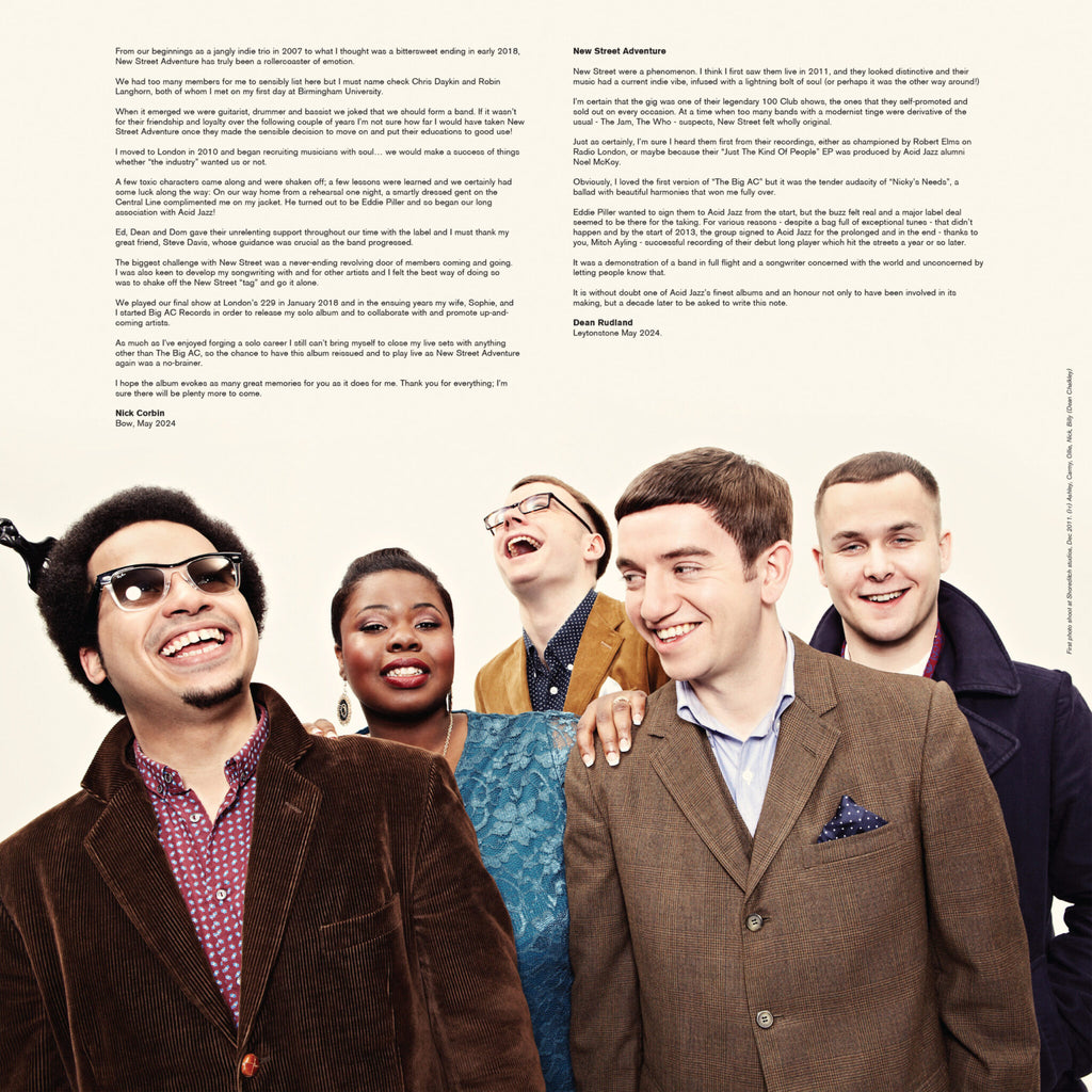 New Street Adventure - 'No Hard Feelings' (10th Anniversary Colour Vinyl LP)