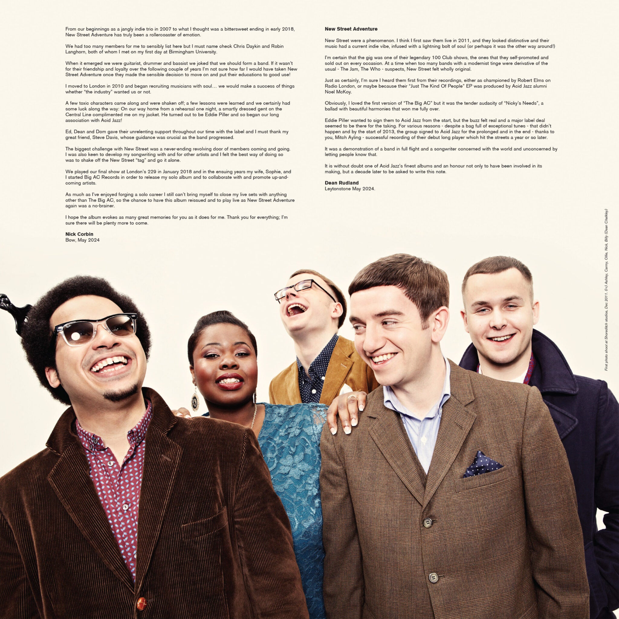 New Street Adventure - 'No Hard Feelings' (10th Anniversary Colour Vinyl LP)