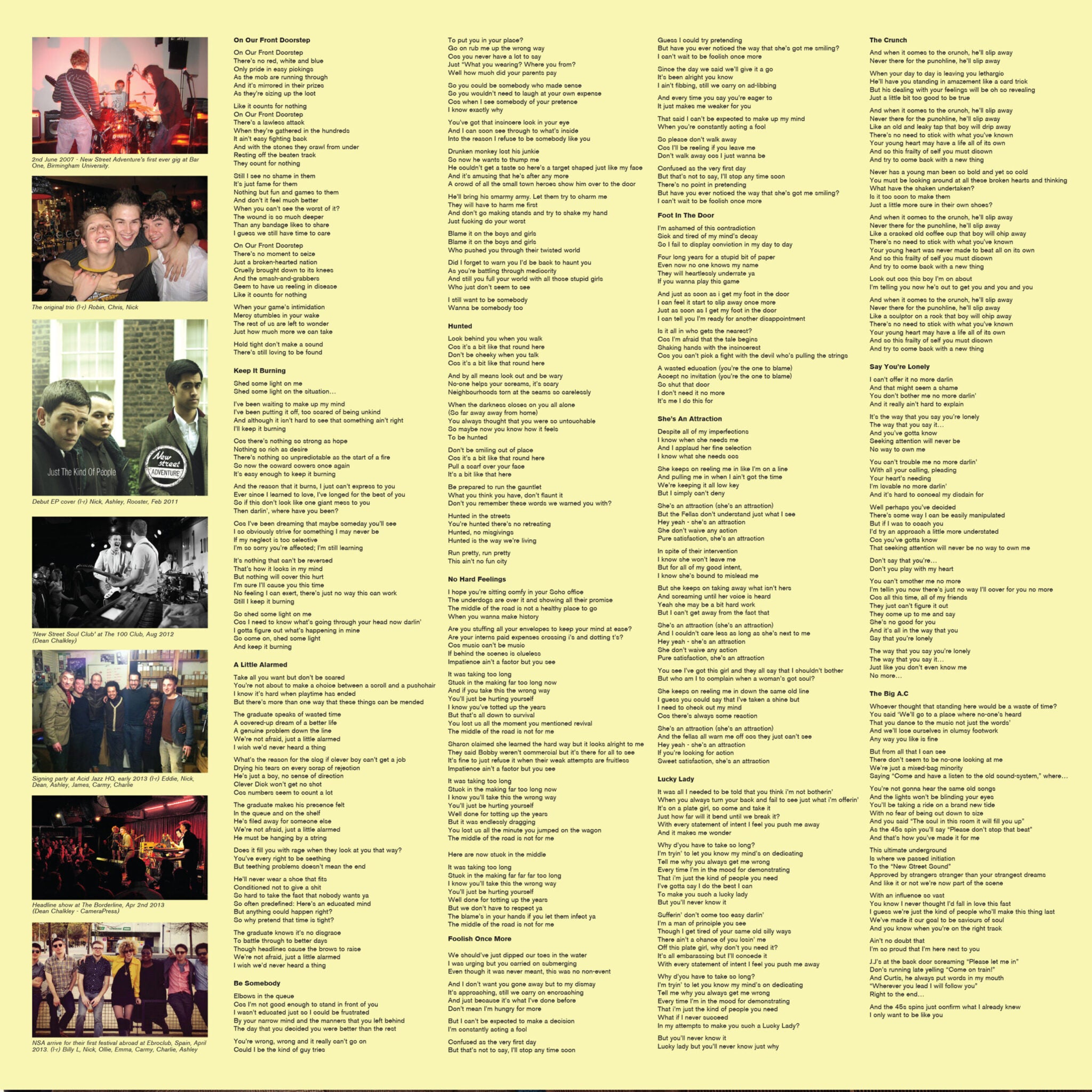 New Street Adventure - 'No Hard Feelings' (10th Anniversary Colour Vinyl LP)