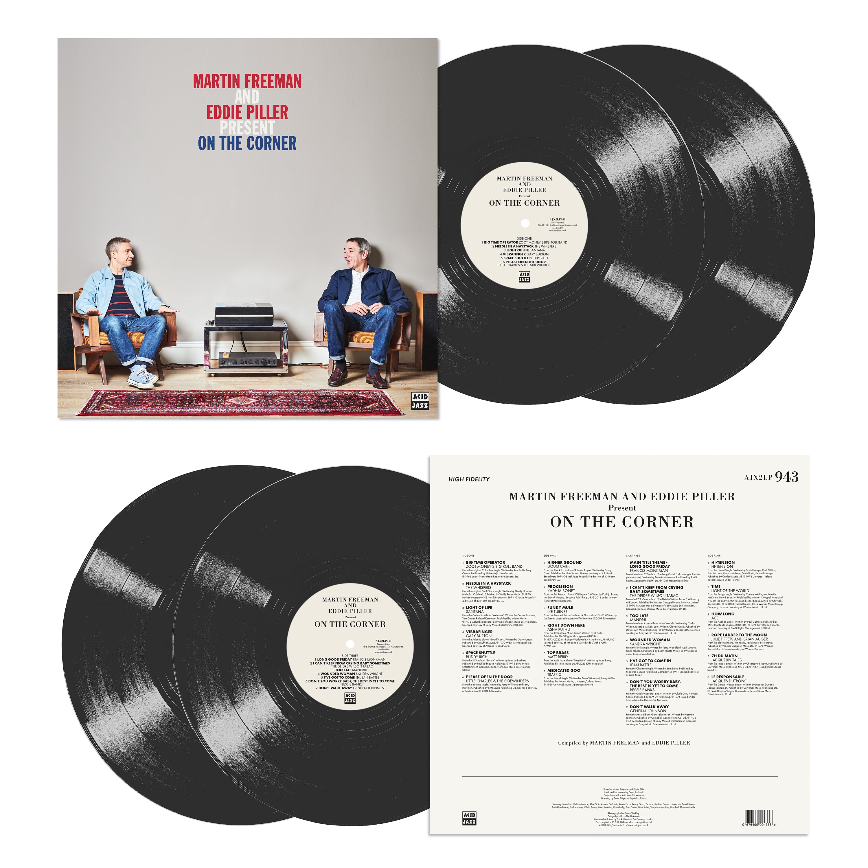 Martin Freeman and Eddie Piller Present On The Corner (2LP/CD)