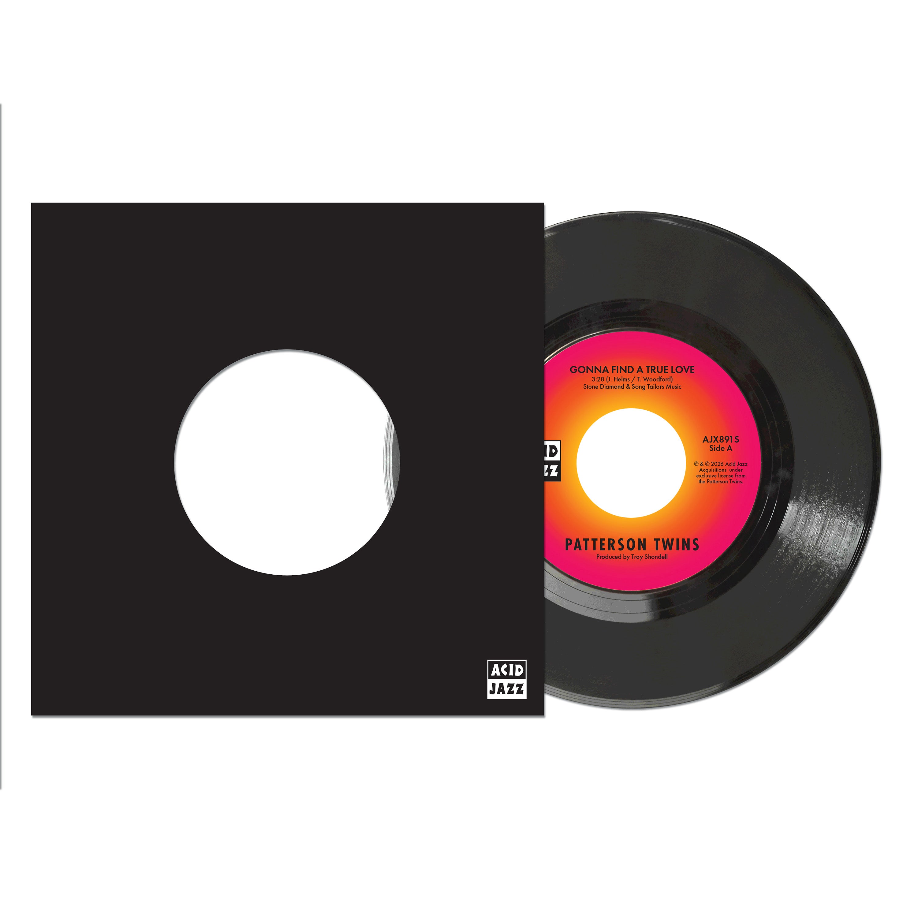 Patterson Twins - 'Gonna Find A True Love' / 'How Long Must The Show Go On?' (7" Vinyl)