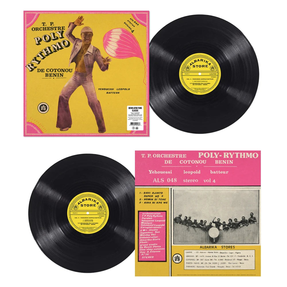 T.P. Orchestre Poly-Rythmo De Cotonou –Benin 'Vol. 4 - Yehouessi Leopold Batteur'