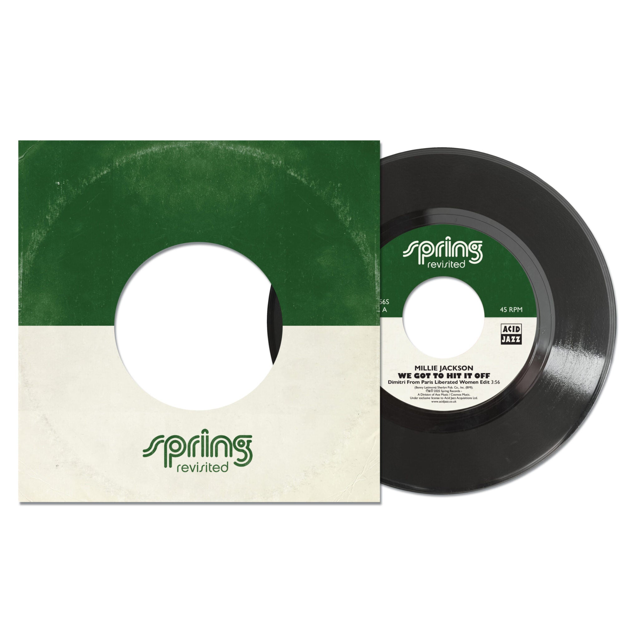 Millie Jackson - 'We Got To Hit It Off - Dimitri From Paris Liberated Woman Edit' (7" Vinyl)